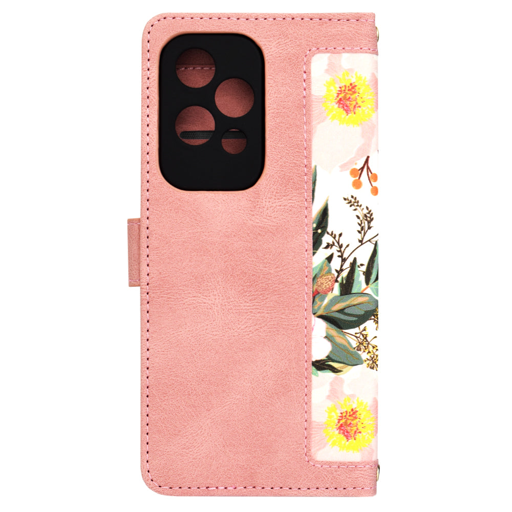 Husa de protectie Techsuit FlipCraft compatibil cu Honor 200 Lite, Sweetheart Pink