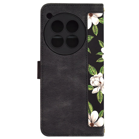 Husa de protectie Techsuit FlipCraft compatibil cu OnePlus 12, Flowers of the Dawn