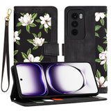 Husa de protectie Techsuit FlipCraft compatibil cu Oppo Reno12, Flowers of the Dawn