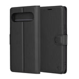 Husa de protectie Techsuit Leather Folio compatibil cu Google Pixel 9 Pro XL, Negru