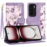 Husa de protectie Techsuit FlipCraft compatibil cu Oppo Reno12 Pro, Mysterious Purple