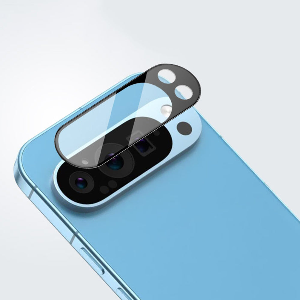 Folie de protectie Techsuit Full Camera Glass compatibil cu Google Pixel 9 Pro XL, Negru