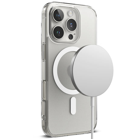 Husa de protectie Ringke Fusion MagSafe compatibil cu iPhone 16 Pro, Transparent Mat