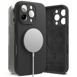 Husa de protectie Ringke Silicone Magnetic MagSafe compatibil cu iPhone 16 Pro Max, Negru