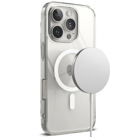 Husa de protectie Ringke Fusion MagSafe compatibil cu iPhone 16 Pro Max, Transparent