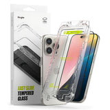 Folie de protectie Ringke Easy Slide Tempered Glass (set de 2) compatibil cu iPhone 16 Pro Max, Negru