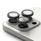 Folie de protectie Ringke Camera Lens Frame Glass (set de 2) compatibil cu iPhone 16 Pro / iPhone 16 Pro Max, Negru