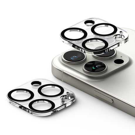 Folie de protectie Ringke Camera Glass (set de 2) compatibil cu iPhone 16 Pro / iPhone 16 Pro Max, Transparent