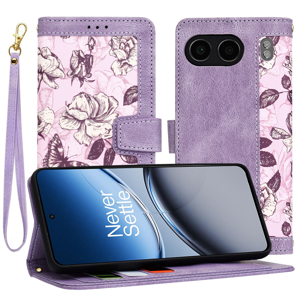 Husa de protectie Techsuit FlipCraft compatibil cu OnePlus Nord 4, Mysterious Purple