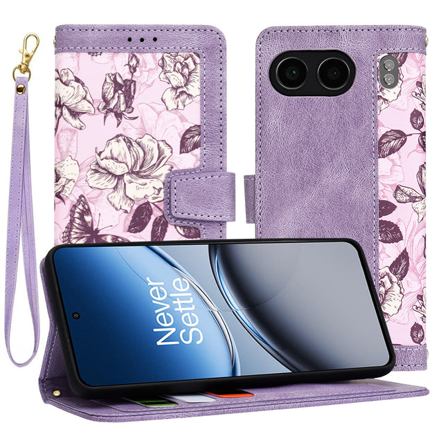 Husa de protectie Techsuit FlipCraft compatibil cu OnePlus Nord 4, Mysterious Purple