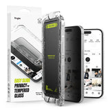 Ringke Easy Slide Tempered Glass védőfólia iPhone 16 Pro Max készülékhez, átlátszó