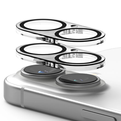 Folie de protectie Ringke Camera Glass (set de 2) compatibil cu iPhone 16 / iPhone 16 Plus, Transparent