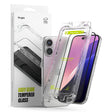 Folie de protectie Ringke Easy Slide Tempered Glass (set de 2) compatibil cu iPhone 16 Plus / iPhone 15 Plus, Negru