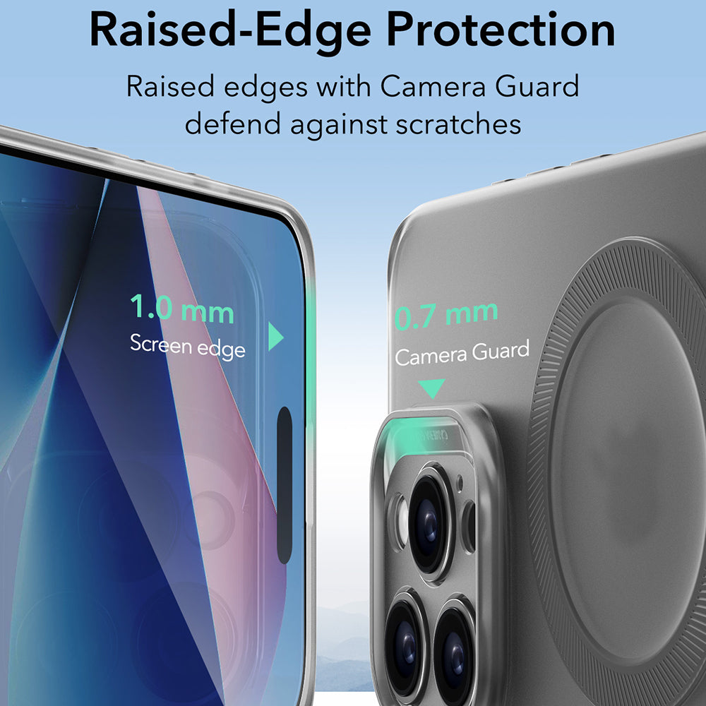 Husa de protectie ESR Zero HaloLock compatibil cu iPhone 16 Pro, Frosted Grey
