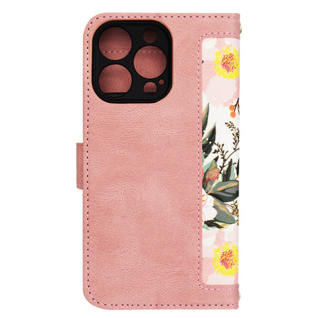 Husa de protectie Techsuit FlipCraft compatibil cu iPhone 14 Pro, Sweetheart Pink