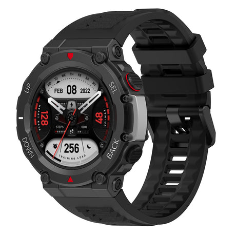 Curea smartwatch Techsuit Watchband W067 neagră pentru Amazfit T-Rex 2