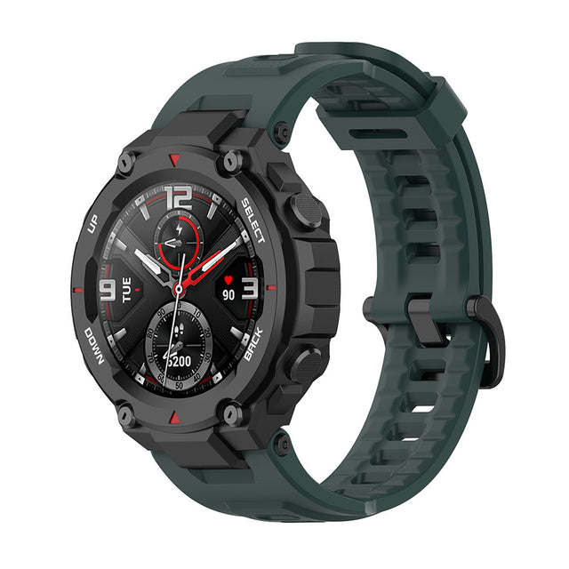 Techsuit Watchband W067 zöld okosóra szíj Amazfit T-Rex és Amazfit T-Rex Pro órákhoz