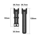 Curea smartwatch Techsuit Watchband (W067) compatibil cu Amazfit T-Rex / T-Rex Pro, Bleumarin