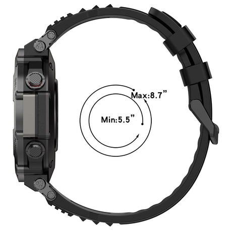 Curea smartwatch Techsuit Watchband (W067) bleumarin pentru Amazfit T-Rex Ultra