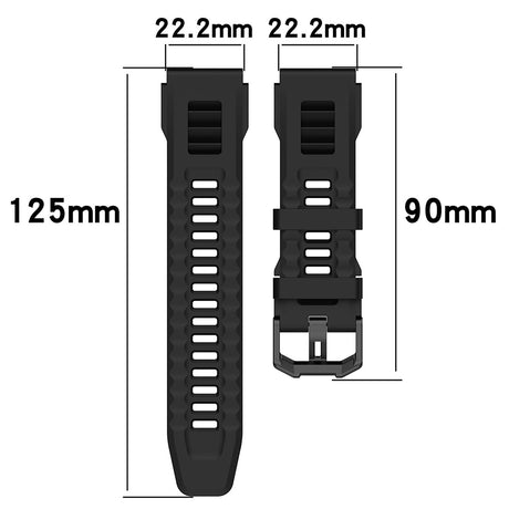 Curea smartwatch Techsuit Watchband (W067) bleumarin pentru Amazfit T-Rex Ultra