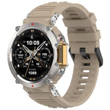 Curea smartwatch Techsuit compatibil cu Amazfit T-Rex Ultra, Bej