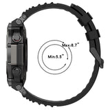 Curea smartwatch Techsuit compatibil cu Amazfit T-Rex Ultra, Negru