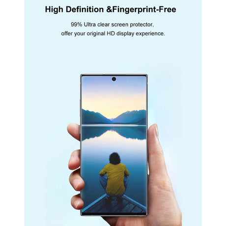 Folie de protectie Lito 3D UV Glass compatibil cu Samsung Galaxy Note 10 Plus 4G / Note 10 Plus 5G, Transparent