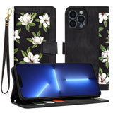 Husa de protectie Techsuit FlipCraft compatibil cu iPhone 13 Pro Max, Flowers of the Dawn