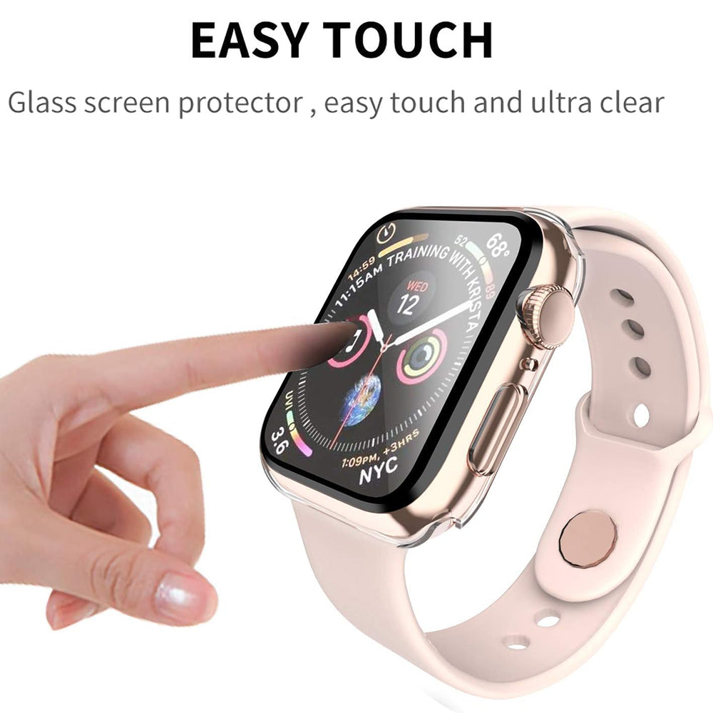 Folie de protectie smartwatch Techsuit Defense360 Pro + Screen Protector compatibil cu Apple Watch 1 / 2 / 3 (42mm), Transparent
