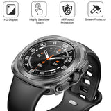 Folie de protectie smartwatch Techsuit Defense360 Pro + Screen Protector compatibil cu Samsung Galaxy Watch Ultra (47mm), Transparent