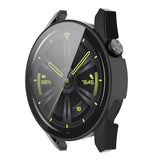 Folie de protectie smartwatch Techsuit Defense360 Pro + Screen Protector compatibil cu Huawei Watch GT 3 (46mm), Negru