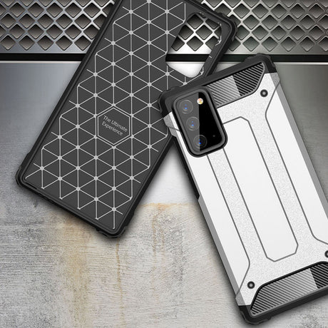 Husa de protectie Techsuit Hybrid Armor compatibil cu Samsung Galaxy Note 20 / Note 20 5G, Negru