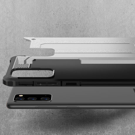 Husa de protectie Techsuit Hybrid Armor compatibil cu Samsung Galaxy Note 20 / Note 20 5G, Negru