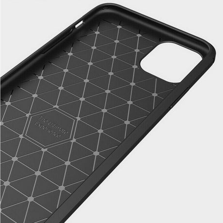 Husa de protectie Techsuit Carbon Silicone compatibil cu iPhone 12 Pro Max, Negru