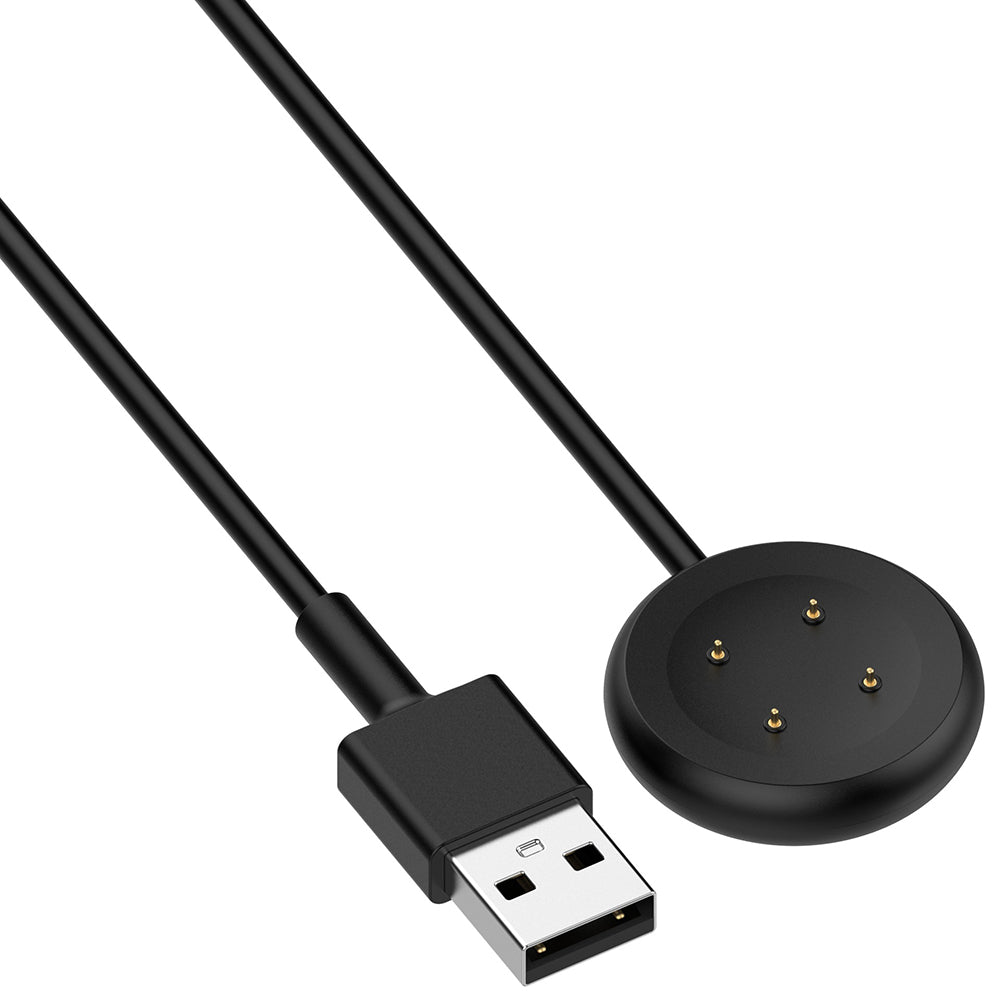 Incarcator Techsuit SmartWatch Wireless Charging Cable (THC5), for Google Pixel Watch 3 (41mm, 45mm) / 2 / Fitbit Ace LTE, USB, Negru