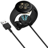 Incarcator Techsuit SmartWatch Wireless Charging Cable (THC5), for Google Pixel Watch 3 (41mm, 45mm) / 2 / Fitbit Ace LTE, USB, Negru