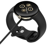 Incarcator Techsuit SmartWatch Wireless Charging Cable (THC5), for Google Pixel Watch 3 (41mm, 45mm) / 2 / Fitbit Ace LTE, USB, Negru