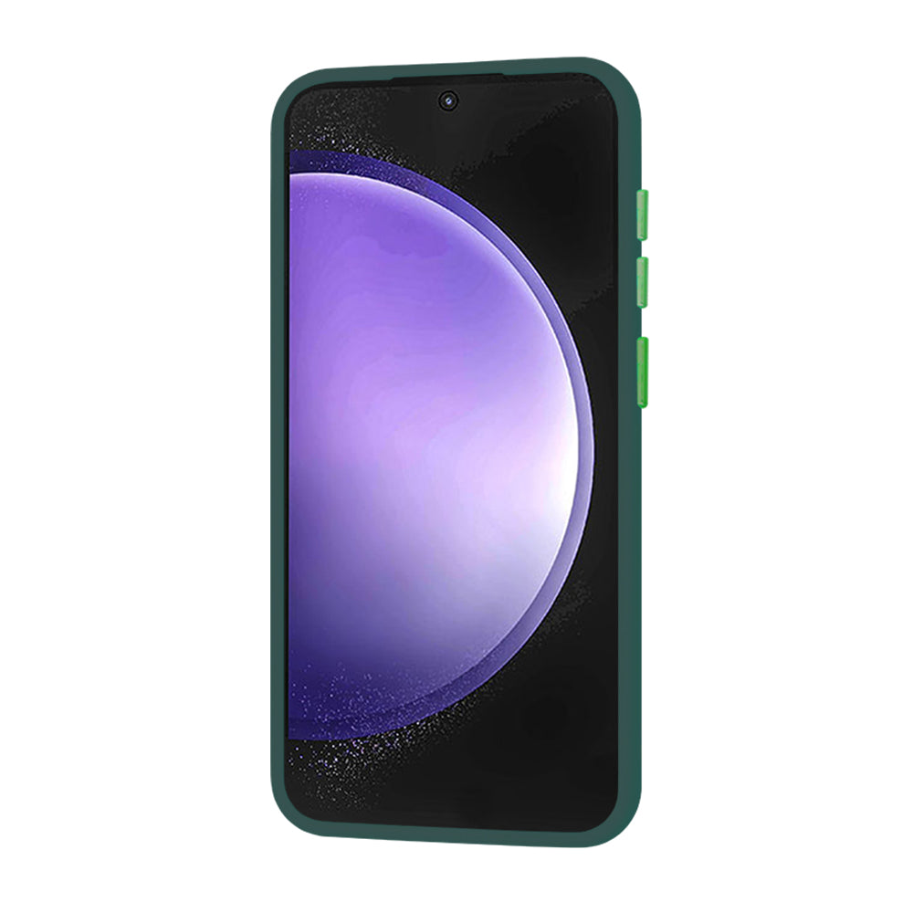 Husa de protectie Techsuit HaloFrost Series compatibil cu Samsung Galaxy S23 FE, Bleumarin Green