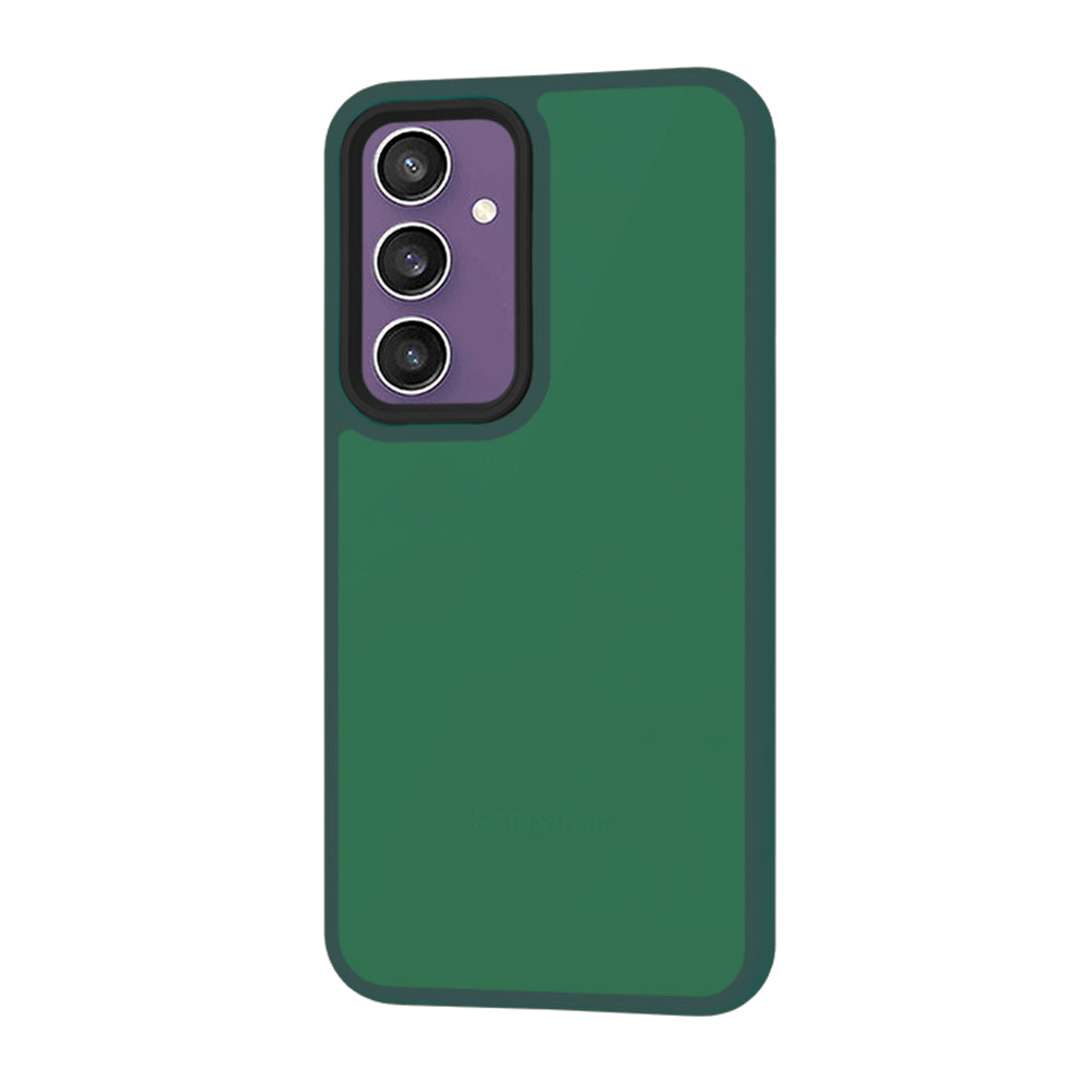 Husa de protectie Techsuit HaloFrost Series compatibil cu Samsung Galaxy S23 FE, Bleumarin Green