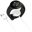 Incarcator Techsuit SmartWatch Wireless Charging Cable (THC5), for Google Pixel Watch 3 (41mm, 45mm) / 2 / Fitbit Ace LTE, USB, Alb