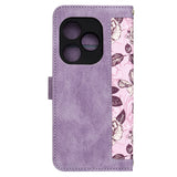 Husa de protectie Techsuit FlipCraft compatibil cu Realme GT 6 / GT 6T, Mysterious Purple
