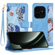 Husa de protectie Techsuit FlipCraft compatibil cu Realme GT 6 / GT 6T, Vibrant Blue