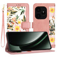 Husa de protectie Techsuit FlipCraft compatibil cu Realme GT 6 / GT 6T, Sweetheart Pink