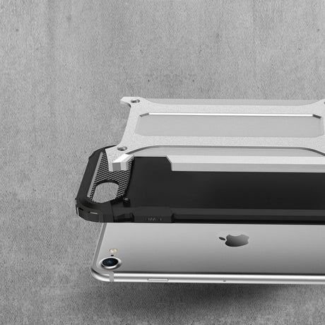 Husa de protectie Techsuit Hybrid Armor compatibil cu iPhone 7 / iPhone 8 / iPhone SE 2, SE 2020 / iPhone SE 3, SE 2022, Negru