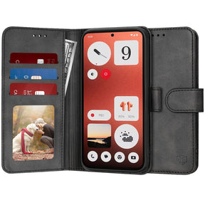 Husa de protectie Techsuit Diary Book compatibil cu Nothing CMF Phone 1, Negru