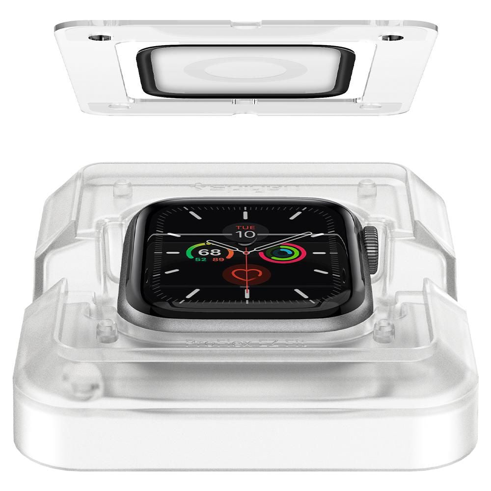 Accesoriu smartwatch Spigen (set de 2) ProFlex EZ Fit (AFL01220) compatibil cu Apple Watch 4 / 5 / 6 / SE / SE 2 (44mm), Negru