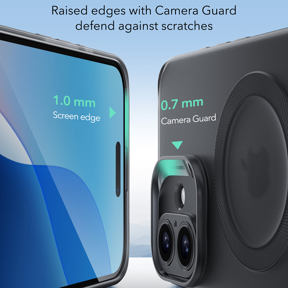 Husa de protectie ESR Zero HaloLock compatibil cu iPhone 16 Plus, Negru Mat