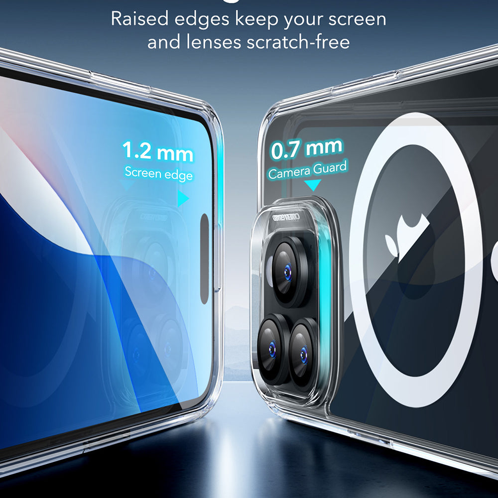 Husa de protectie ESR Classic Hybrid HaloLock compatibil cu iPhone 16 Pro, Transparent