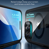 Husa de protectie ESR Classic Hybrid HaloLock compatibil cu iPhone 16 Pro, Transparent Black