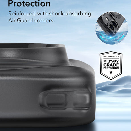 Husa de protectie ESR Zero HaloLock compatibil cu iPhone 16, Negru Mat